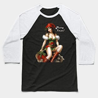 Sexy Xmas Baseball T-Shirt